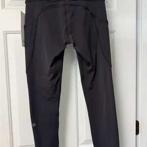 Lululemon Black fast and free crop 23 inch Leggings